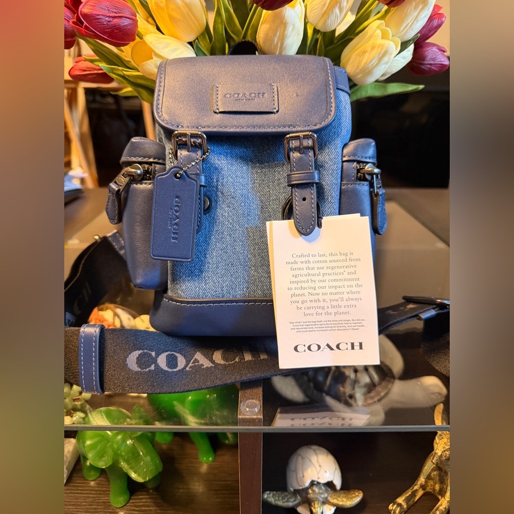 Coach Denim Mini Backpack(Unisex)